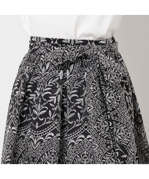 Rose Tiara / ローズティアラ ミニ・ひざ丈スカート | オーガンジー刺繍スカート | 詳細4