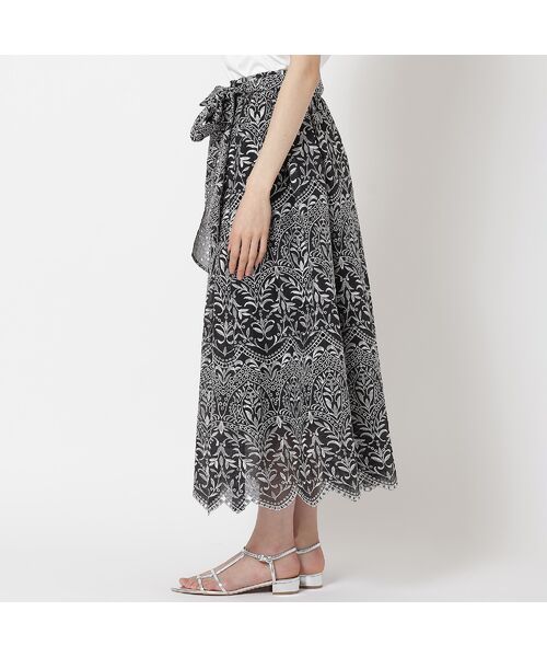 Rose Tiara / ローズティアラ ミニ・ひざ丈スカート | オーガンジー刺繍スカート | 詳細9