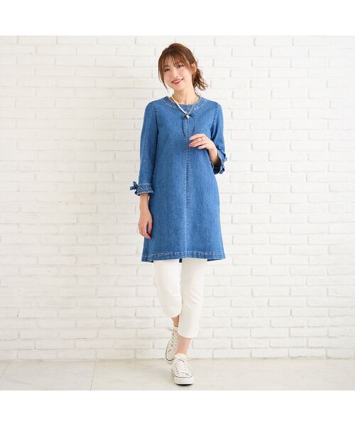 Rose Tiara / ローズティアラ チュニック | デニムチュニック | 詳細1