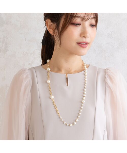 Rose Tiara / ローズティアラ ネックレス・ペンダント・チョーカー | パール×チェーンネックレス | 詳細1