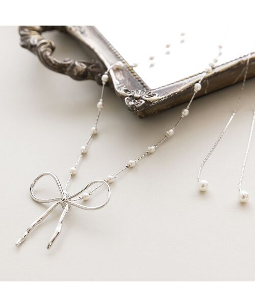 Rose Tiara / ローズティアラ ネックレス・ペンダント・チョーカー | リボンネックレス | 詳細1