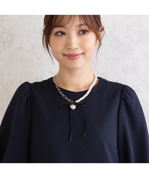 Rose Tiara / ローズティアラ ネックレス・ペンダント・チョーカー | ハート×リボンネックレス | 詳細2