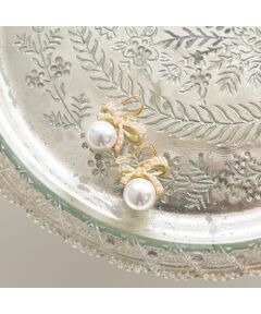 Rose Tiara / ローズティアラ ネックレス・ペンダント・チョーカー | リボンパール調ビーズピアス