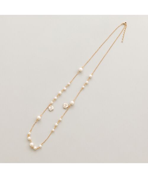 Rose Tiara/ローズティアラ ローズネックレス オフ F Rose Tiara/ローズティアラ ローズネックレス オフ F