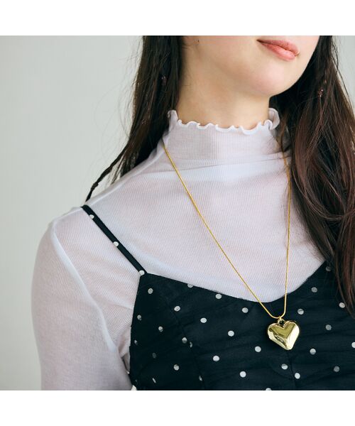 Rose Tiara / ローズティアラ ネックレス・ペンダント・チョーカー | メタルハートネックレス | 詳細1