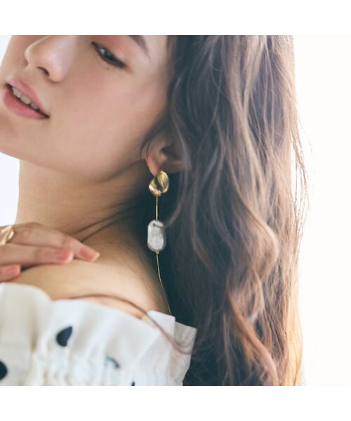 Rose Tiara / ローズティアラ ネックレス・ペンダント・チョーカー | パールアシンメトリーピアス | 詳細1