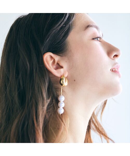 Rose Tiara / ローズティアラ ネックレス・ペンダント・チョーカー | パールアシンメトリーピアス | 詳細2