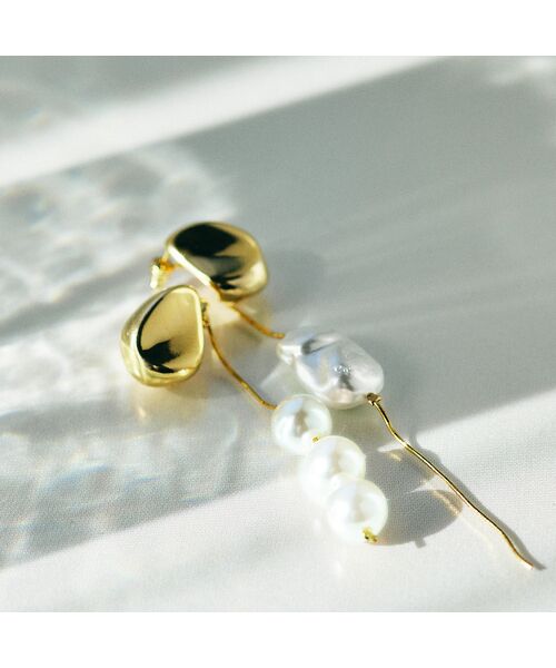 Rose Tiara / ローズティアラ ネックレス・ペンダント・チョーカー | パールアシンメトリーピアス | 詳細3