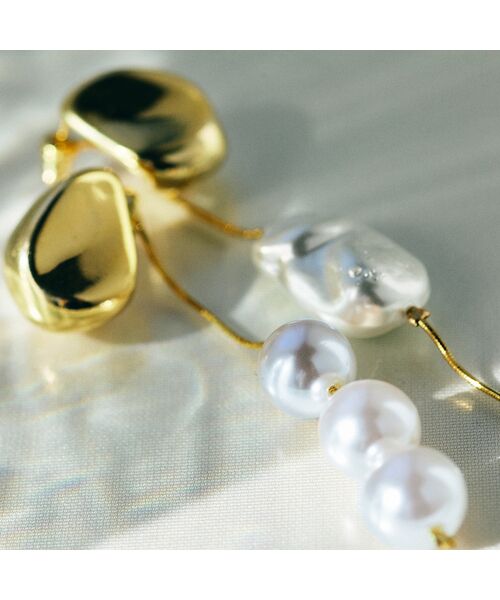 Rose Tiara / ローズティアラ ネックレス・ペンダント・チョーカー | パールアシンメトリーピアス | 詳細4