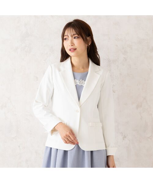 Rose Tiara/ローズティアラ 【セットアップ対応】テーラードジャケット オフ 46 Rose Tiara/ローズティアラ 【セットアップ対応】テーラードジャケット オフ 46