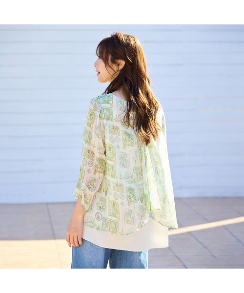 Rose Tiara / ローズティアラ シャツ・ブラウス | 【22fabric】ムービースタジオ/レイヤードブラウス | 詳細3