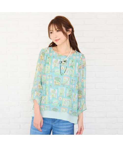 Rose Tiara / ローズティアラ シャツ・ブラウス | 【22fabric】ムービースタジオ/レイヤードブラウス | 詳細6