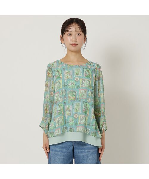 Rose Tiara / ローズティアラ シャツ・ブラウス | 【22fabric】ムービースタジオ/レイヤードブラウス | 詳細11