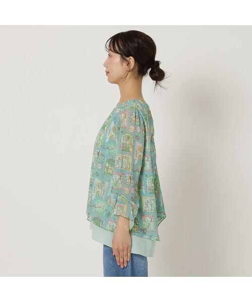 Rose Tiara / ローズティアラ シャツ・ブラウス | 【22fabric】ムービースタジオ/レイヤードブラウス | 詳細12