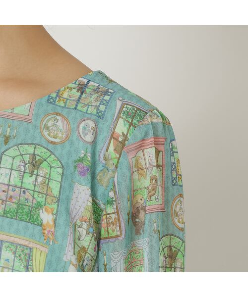 Rose Tiara / ローズティアラ シャツ・ブラウス | 【22fabric】ムービースタジオ/レイヤードブラウス | 詳細14