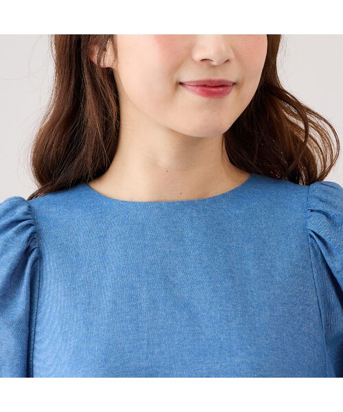 未使用◇Rose Tiara 半袖チュニック　オバーブラウス　サイズ42 売れ筋】 未使用◇Rose Tiara 半袖チュニック オバーブラウス