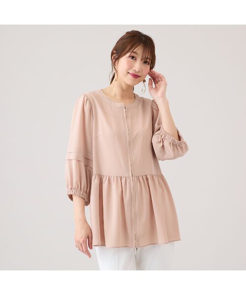 Rose Tiara/ローズティアラ シアーブルゾン ベージュ 38 Rose Tiara/ローズティアラ シアーブルゾン ベージュ 38