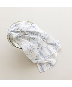 Rose Tiara / ローズティアラ マフラー・ショール・スヌード・ストール | UVカットリボン刺繍ストール