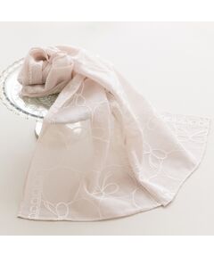 Rose Tiara / ローズティアラ マフラー・ショール・スヌード・ストール | UVカットリボン刺繍ストール