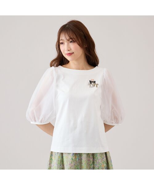 Rose Tiara / ローズティアラ カットソー | 【22fabric】リボンコレクター/カットソー | 詳細3