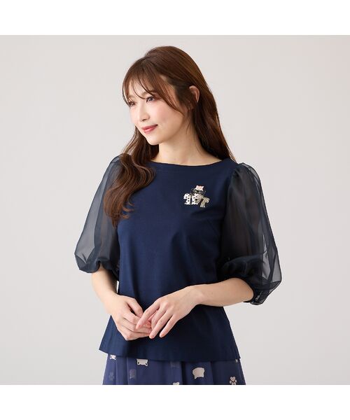 Rose Tiara / ローズティアラ カットソー | 【22fabric】リボンコレクター/カットソー | 詳細5