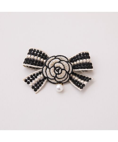Rose Tiara/ローズティアラ 2WAYリボンブローチ オフ F Rose Tiara/ローズティアラ 2WAYリボンブローチ オフ F