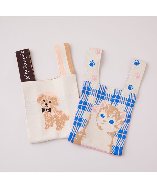 Rose Tiara / ローズティアラ ショルダーバッグ | アニマルニットマルシェバッグ | 詳細4