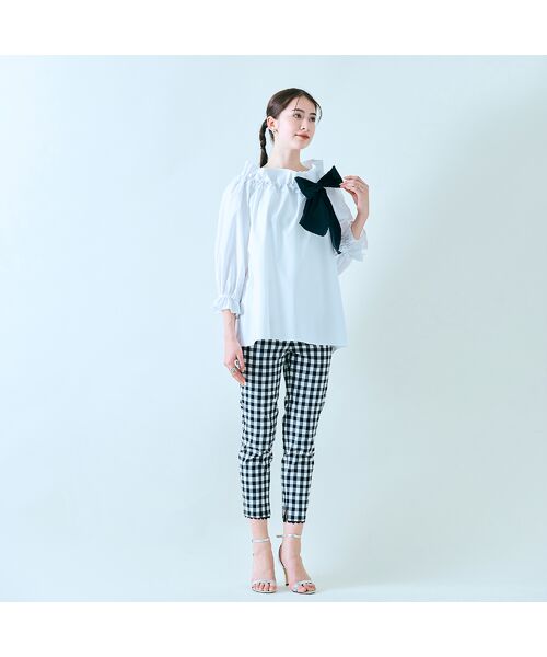 Rose Tiara / ローズティアラ その他パンツ | チェックサブリナパンツ | 詳細1
