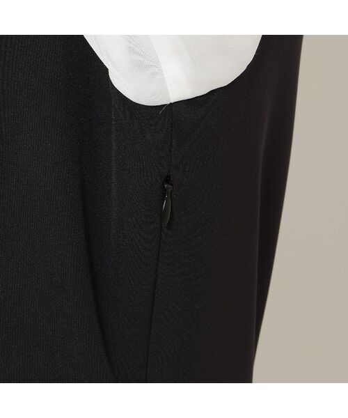 Rose Tiara / ローズティアラ ミニ丈・ひざ丈ワンピース | 【人気の美ワンピ/半袖】【接触冷感/UVカット】ダブルクロスリボンタイワンピース | 詳細10