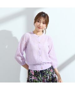 【新品】Rose Tiara ローズティアラ ペプラムニットプルオーバー 46 トイプードルオーバーサイズニット（82136404） | Rose