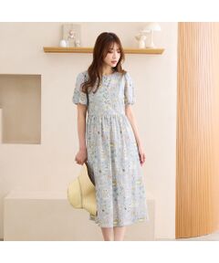 Rose Tiara / ローズティアラ 【22fabric】ジャーニー/ ボリューム袖ブラウス 22fabric】ジャーニー／ ボリューム袖ブラウス