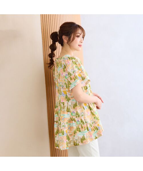 ジョリープッぺ（ローズティアラ）22fabric yukiemonブラウス大きい ジョリープッぺ（ローズティアラ）22fabric yukiemonブラウス