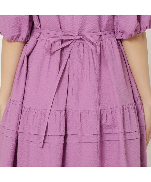 Rose Tiara / ローズティアラ ミニ丈・ひざ丈ワンピース | 【接触冷感/コットン100%/イージケア】ミラクルウェーブワンピース | 詳細16