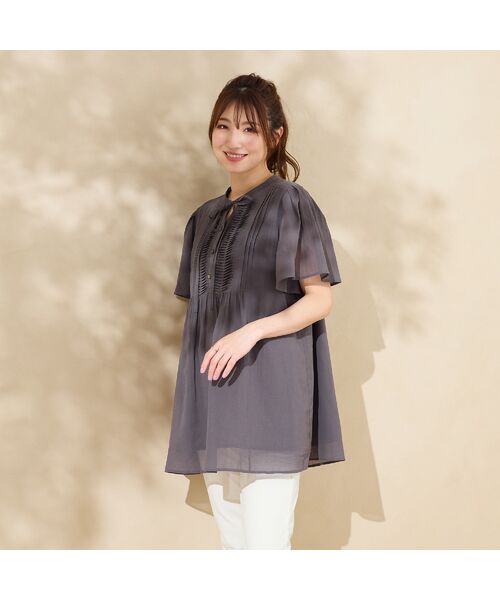 Rose Tiara / ローズティアラ シャツ・ブラウス | 【コットン100％/手洗い可】ピンタックブラウス | 詳細5