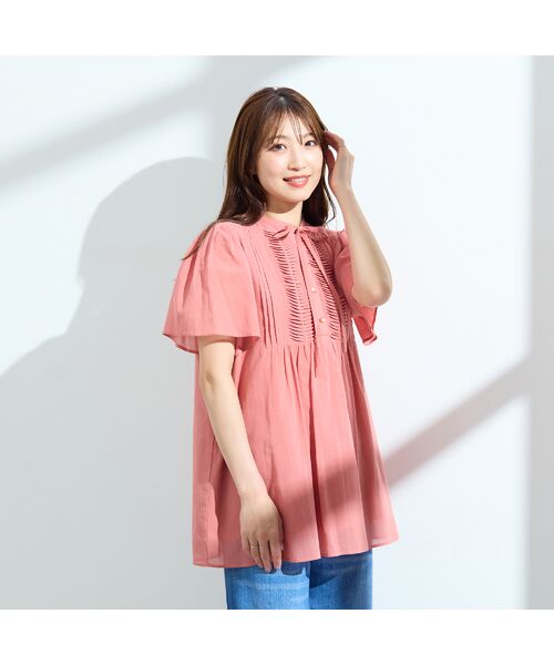 Rose Tiara / ローズティアラ シャツ・ブラウス | 【コットン100％/手洗い可】ピンタックブラウス | 詳細7