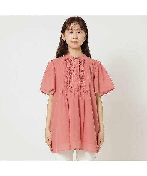 Rose Tiara / ローズティアラ シャツ・ブラウス | 【コットン100％/手洗い可】ピンタックブラウス | 詳細8