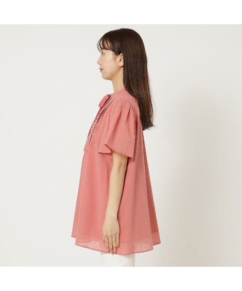 Rose Tiara / ローズティアラ シャツ・ブラウス | 【コットン100％/手洗い可】ピンタックブラウス | 詳細9