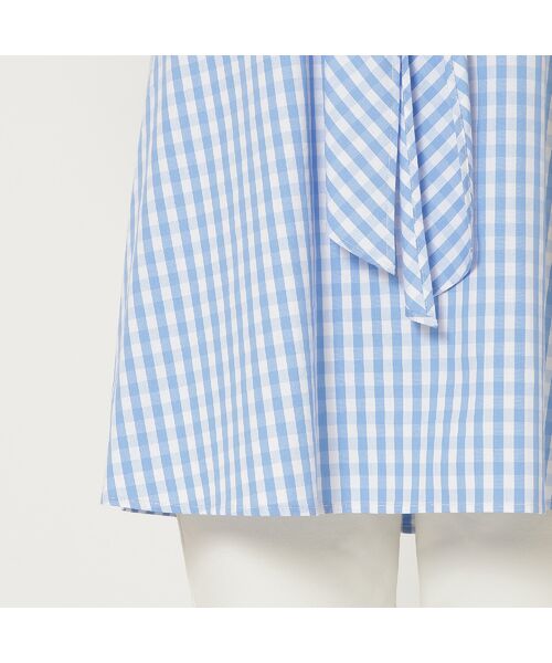 Rose Tiara / ローズティアラ シャツ・ブラウス | 【コットン100％/手洗い可】ギンガムチェックリボンブラウス | 詳細17