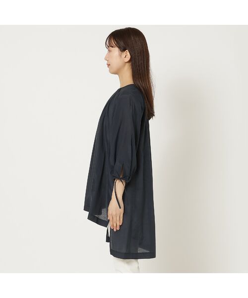 Rose Tiara / ローズティアラ シャツ・ブラウス | 【接触冷感/手洗い可】バックロングブラウス | 詳細11