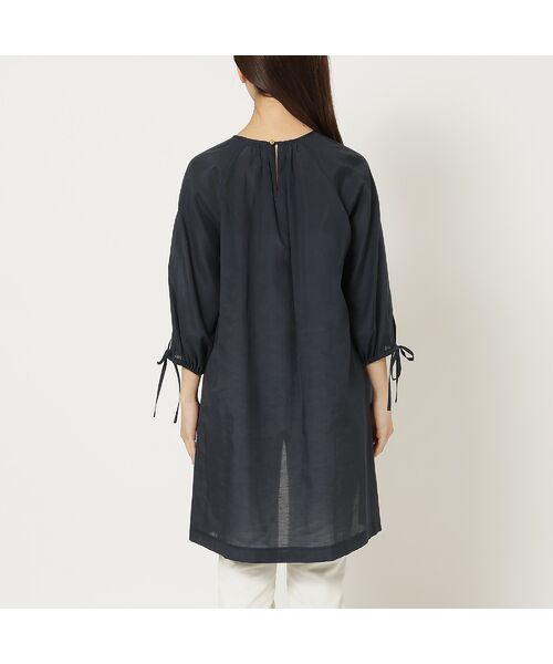 Rose Tiara / ローズティアラ シャツ・ブラウス | 【接触冷感/手洗い可】バックロングブラウス | 詳細12