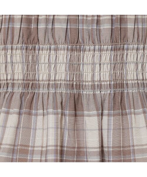 Rose Tiara / ローズティアラ シャツ・ブラウス | 【手洗い可】チェックシャーリングブラウス | 詳細14