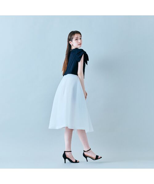 Rose Tiara / ローズティアラ ミニ丈・ひざ丈ワンピース | リボンスリーブワンピース | 詳細4