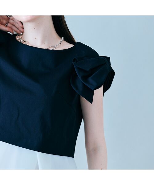 Rose Tiara / ローズティアラ ミニ丈・ひざ丈ワンピース | リボンスリーブワンピース | 詳細7