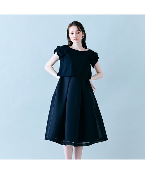 Rose Tiara / ローズティアラ ミニ丈・ひざ丈ワンピース | リボンスリーブワンピース | 詳細10