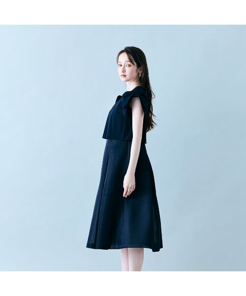 Rose Tiara / ローズティアラ ミニ丈・ひざ丈ワンピース | リボンスリーブワンピース | 詳細12