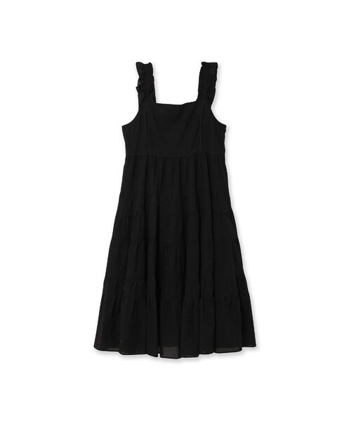 Rose Tiara / ローズティアラ ミニ丈・ひざ丈ワンピース | ランダムプリーツティアードワンピース | 詳細17