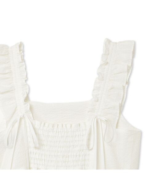 Rose Tiara / ローズティアラ ミニ丈・ひざ丈ワンピース | ランダムプリーツティアードワンピース | 詳細14