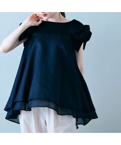 Rose Tiara / ローズティアラ シャツ・ブラウス | リボンスリーブプルオーバー