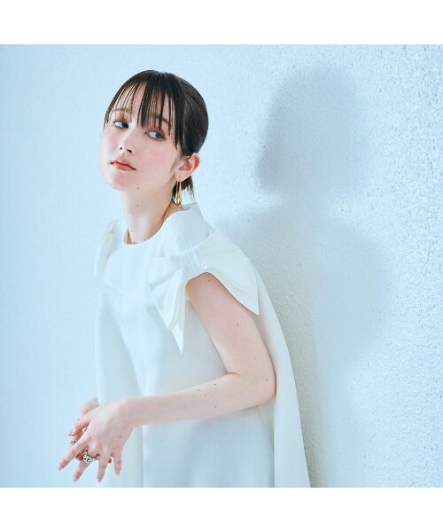 Rose Tiara / ローズティアラ シャツ・ブラウス | リボンスリーブプルオーバー | 詳細3