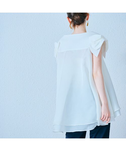 Rose Tiara / ローズティアラ シャツ・ブラウス | リボンスリーブプルオーバー | 詳細6